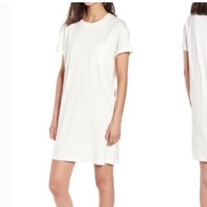 Madewell White Short Sleeve T-shirt dress size XS.